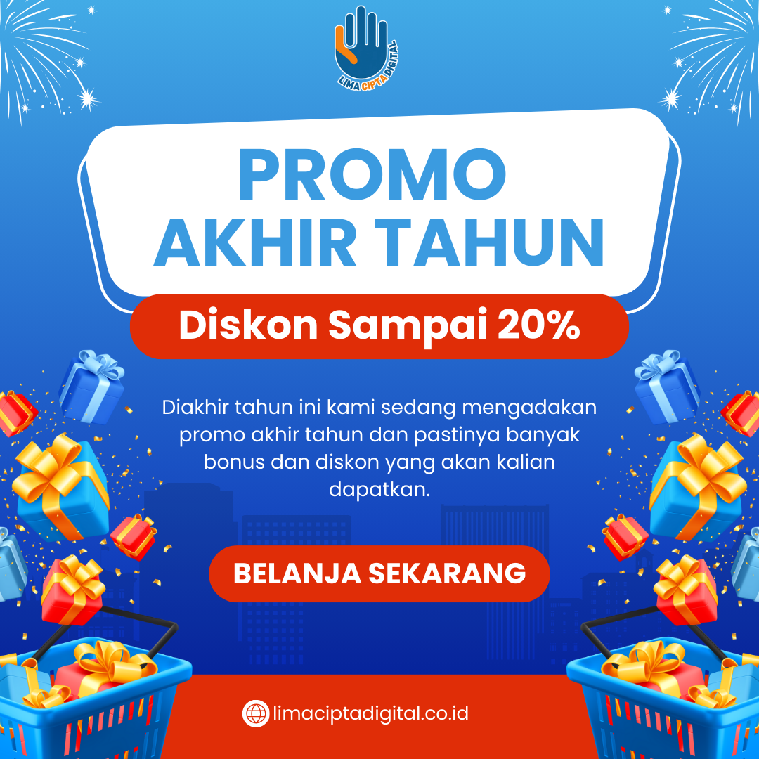 Tim Lima Cipta Digital sedang merancang desain dan website